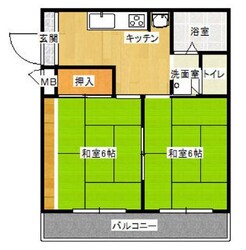 ケントハウスの物件間取画像